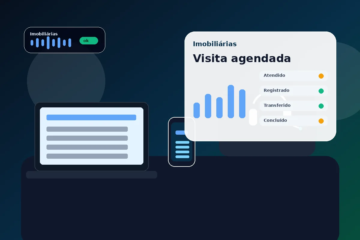 IA por telefone para imobiliárias, leads e agendamento de visitas